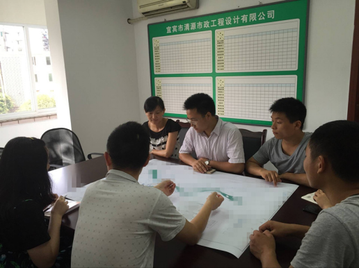 積極進(jìn)步，設(shè)計(jì)公司組織新員工學(xué)習(xí)掌握全市供水概況