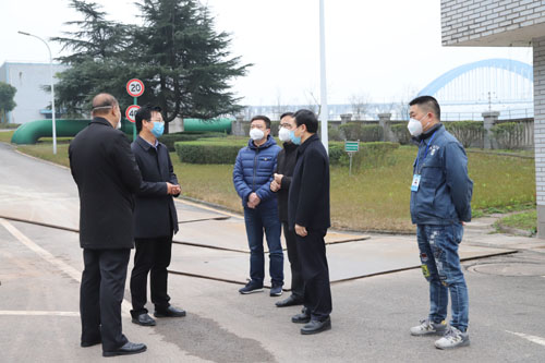 市委常委、政法委書記陳揚杰到我司督查指導疫情防控工作