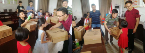 集團公司黨委書記、董事長周燕賓一行到栗子村開展脫貧幫