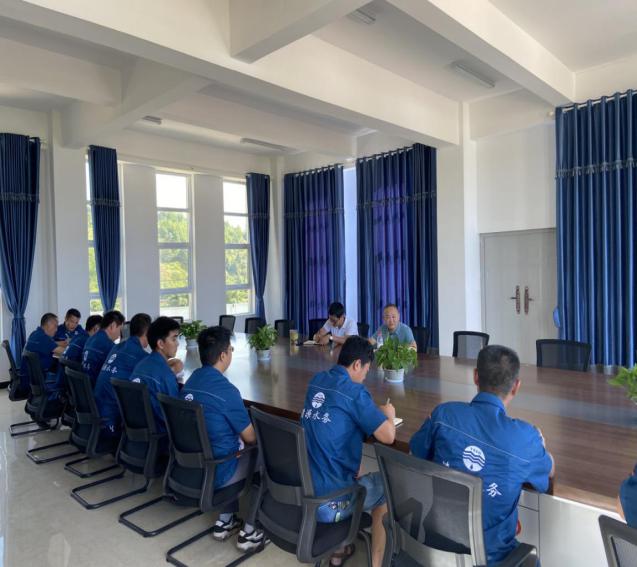 集團(tuán)公司黨委委員、副總經(jīng)理劉林到五水廠檢查安全工作