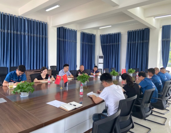 集團公司領(lǐng)導督導臨港公司防汛保供工作