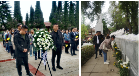 學(xué)黨史憶先烈 臨港支部前往烈士陵園開(kāi)展祭掃活動(dòng)