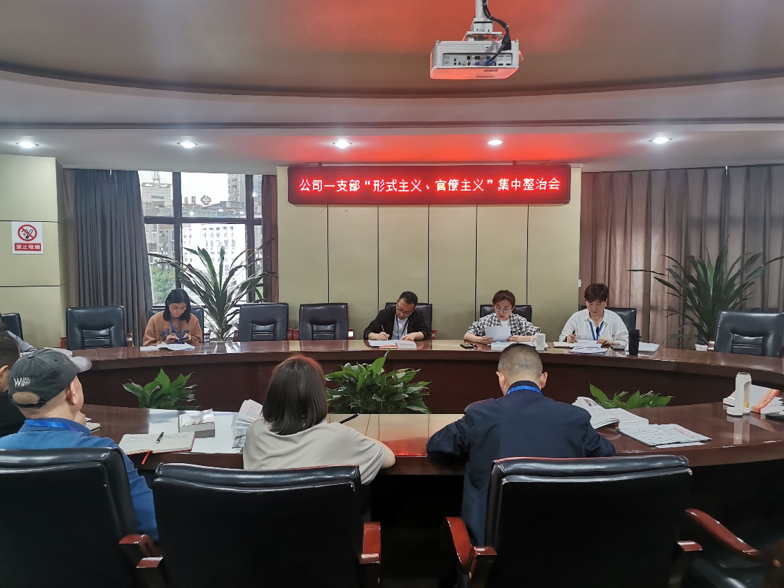 公司一支部召開 “形式主義、官僚主義”集中整治會(huì)
