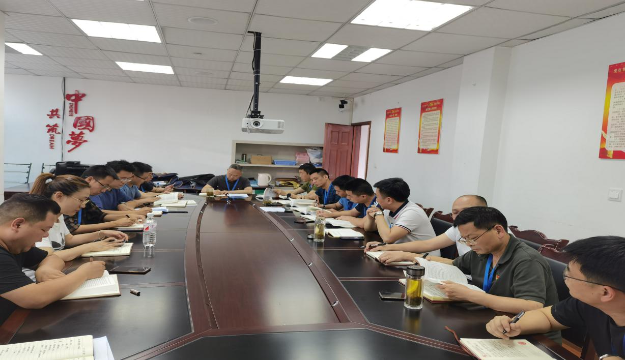 集團(tuán)公司黨委委員、副總經(jīng)理劉林為二支部上專題黨課