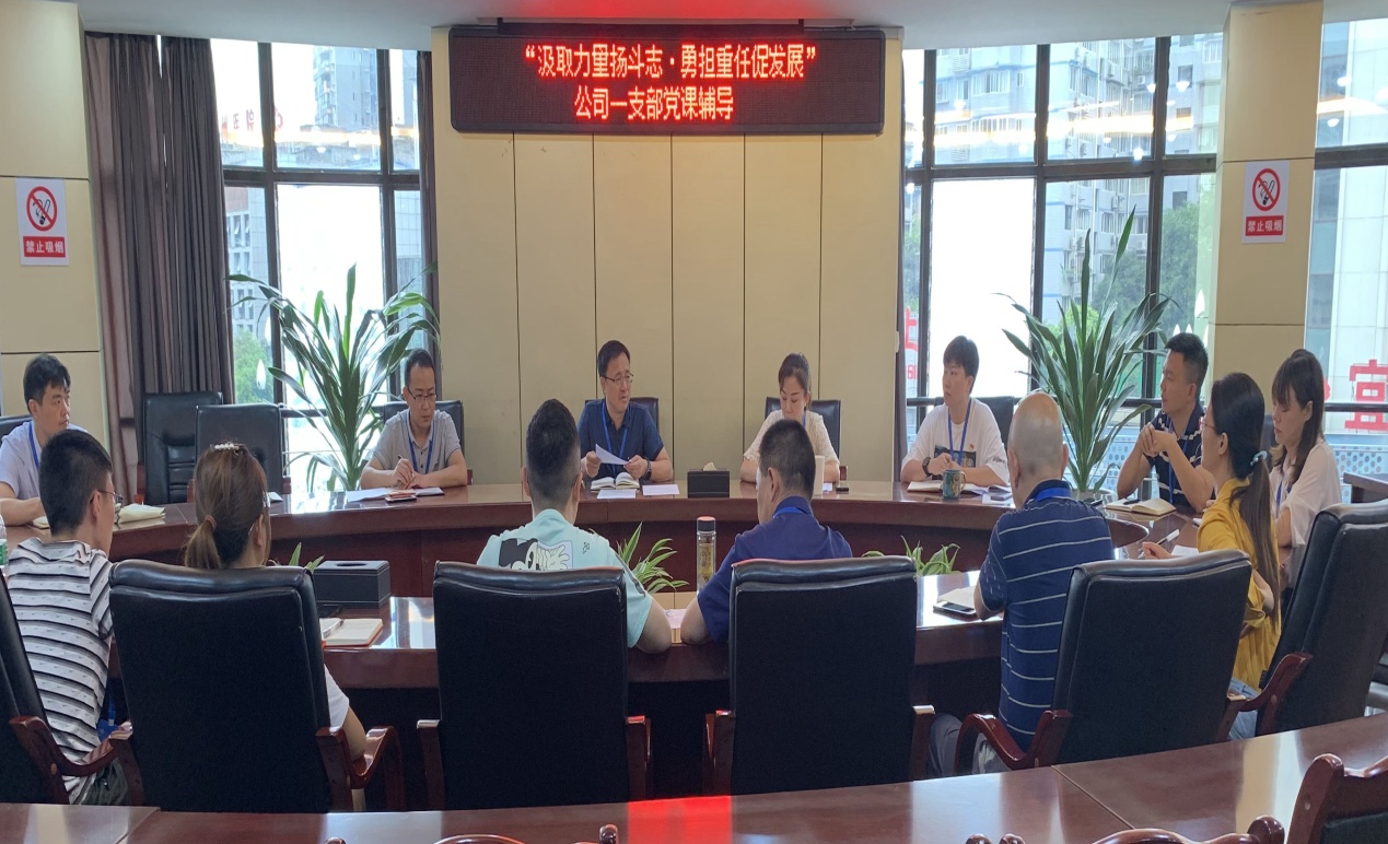 集團(tuán)公司一支部開展“汲取力量揚斗志·勇?lián)厝未侔l(fā)展”主題黨日活動