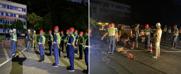 筑牢供水“安全墻”，管網(wǎng)部開展兩江管線 應(yīng)急搶修演練