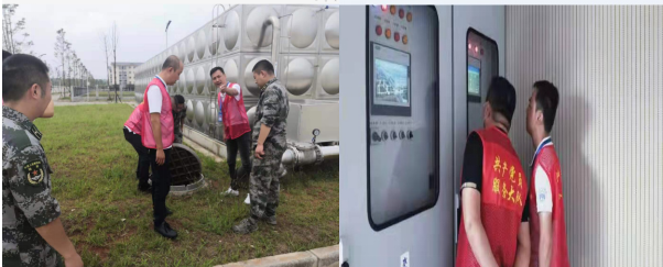 共產(chǎn)黨員服務大隊支部走進駐宜部隊開展供水服務活動