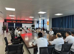 菜壩水廠支部、公司二支部召開結對共建交流會