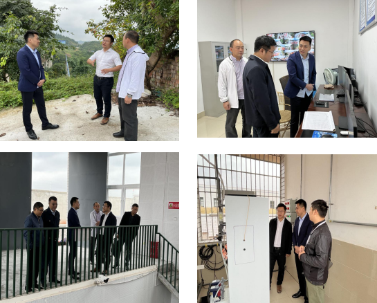 敘州區(qū)副區(qū)長(zhǎng)龍柯帶隊(duì)調(diào)研高捷水廠(chǎng)