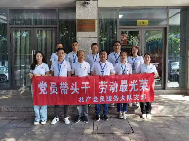 共產(chǎn)黨員服務大隊支部開展 “黨員帶頭干·勞動最光榮”主題黨日活動