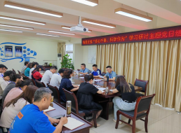 臨港支部開展“實心干事、科學作為”學習研討主題黨日活動