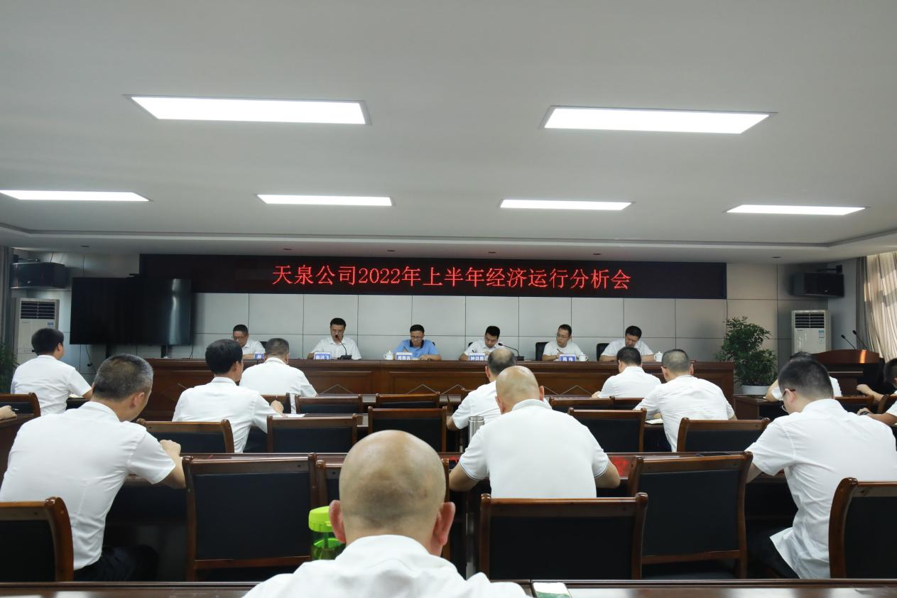 天泉公司召開2022年上半年經(jīng)濟(jì)運(yùn)行分析會(huì)
