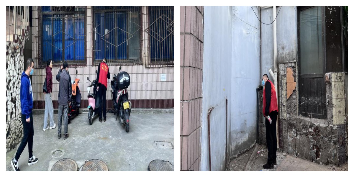 清源水務共產(chǎn)黨員服務大隊中心城區(qū)分隊協(xié)助公路局開展義務查漏工作